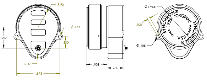 AC Geared Hysteresis Pear Deep