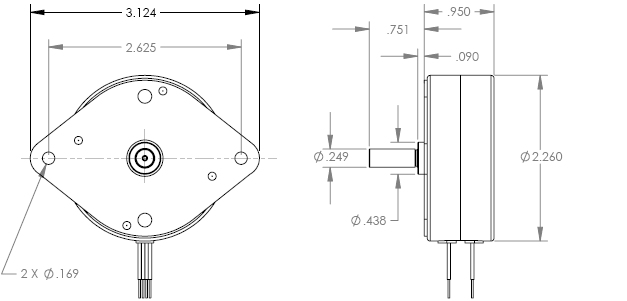 Size 23 Step Motor