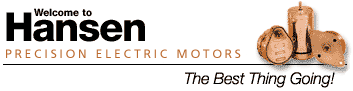 Hansen precision electric motors