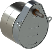 Series 119-2 Size 19 Geared Step Motor pear shaped gearbox