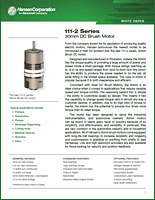 Whitepaper: Series 111-2 30mm DC Brush Motor