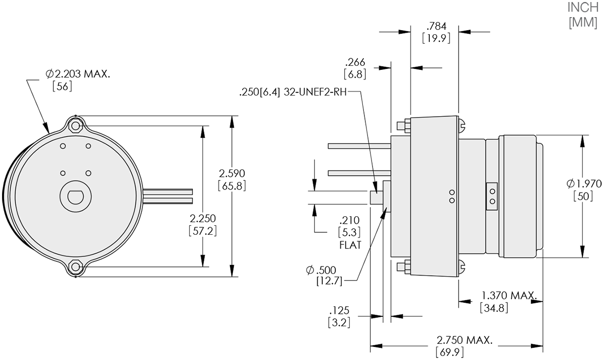 Motorized Slip Ring Technical Drawings